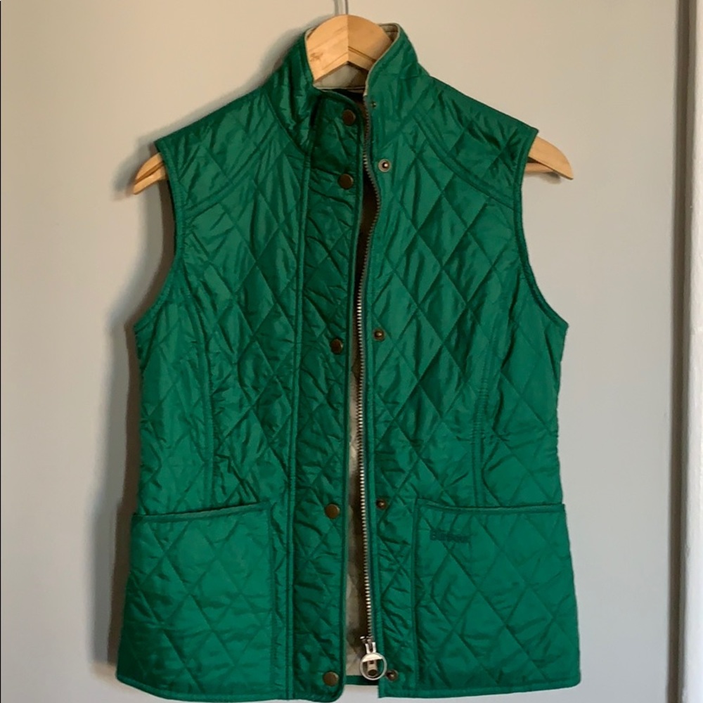 Barbour kelly green US 4 vest